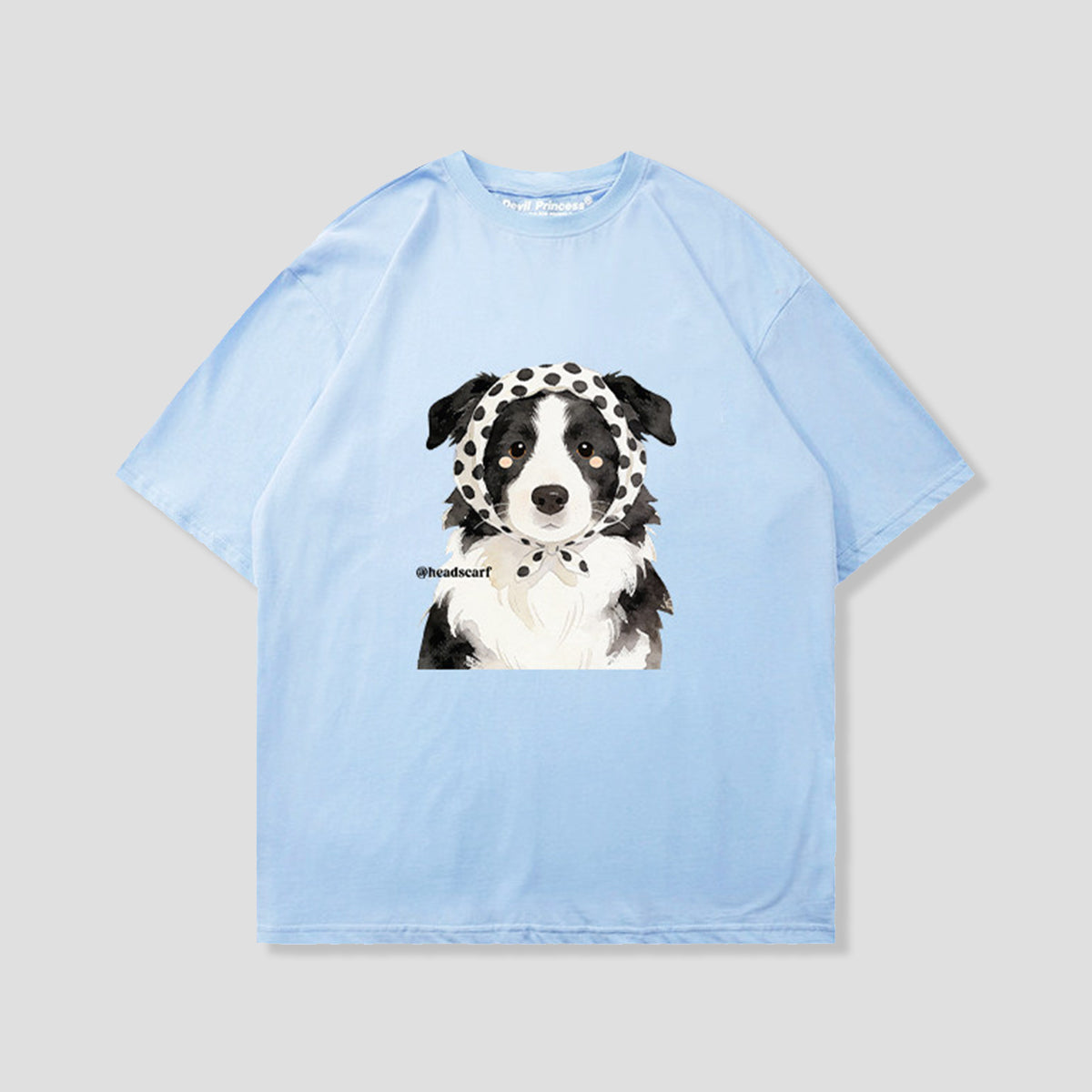 ドットスカーフボーダー グラフィックTシャツ