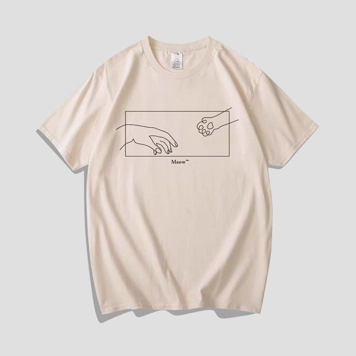 猫の手のミケランジェロTシャツ