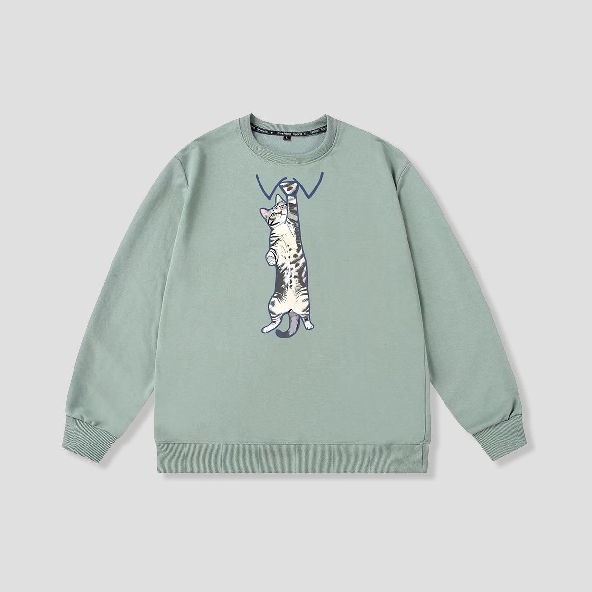 ネクタイキャット クルーネックスウェット