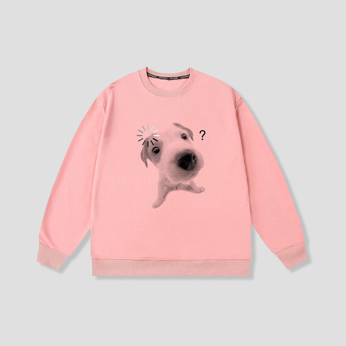 ハテナフェイス アニマルフォト スウェット