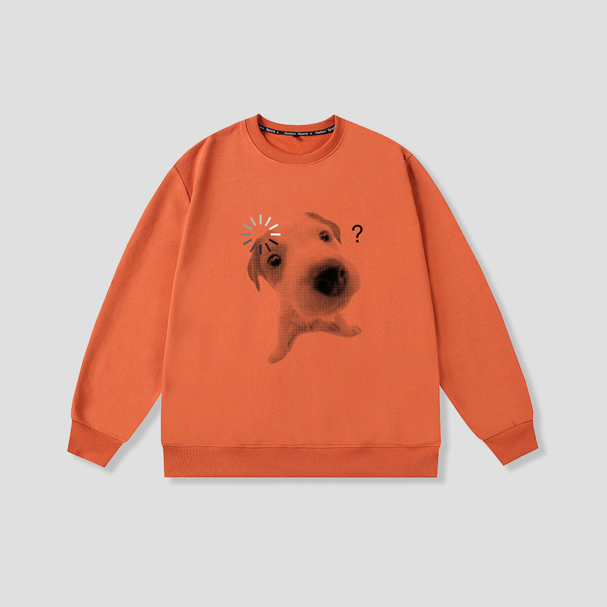 ハテナフェイス アニマルフォト スウェット