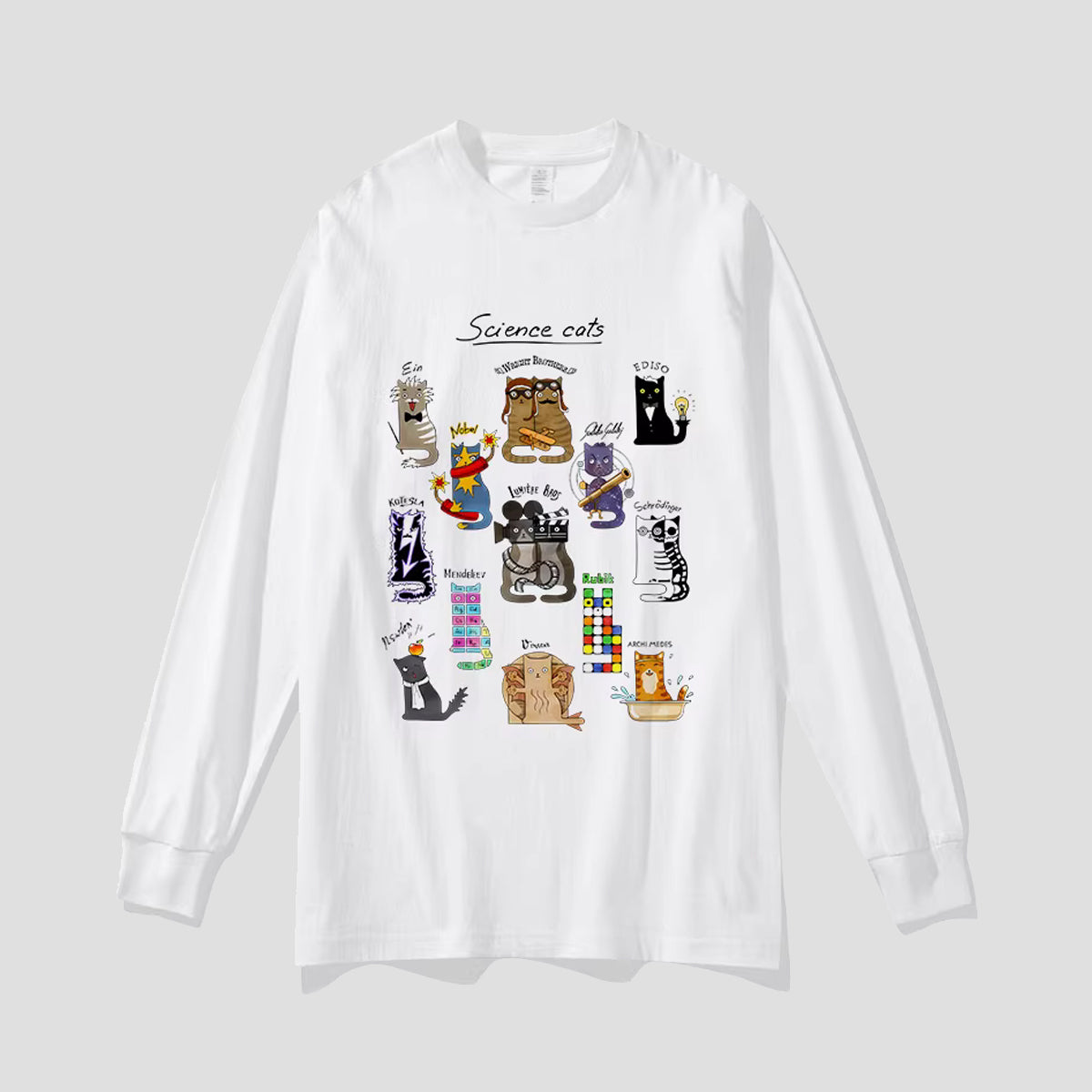 サイエンスキャット ロングスリーブTシャツ