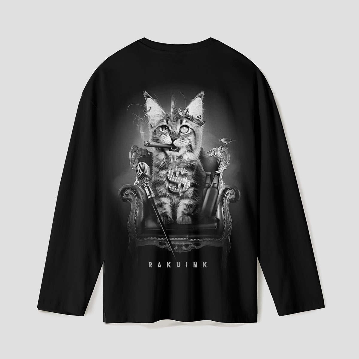 予約】キングキャット バックプリントロングスリーブTシャツ