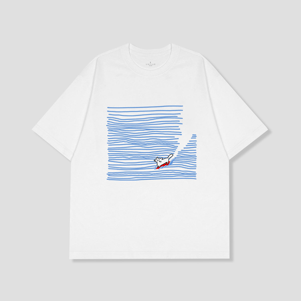サーフアウトキャット グラフィックTシャツ