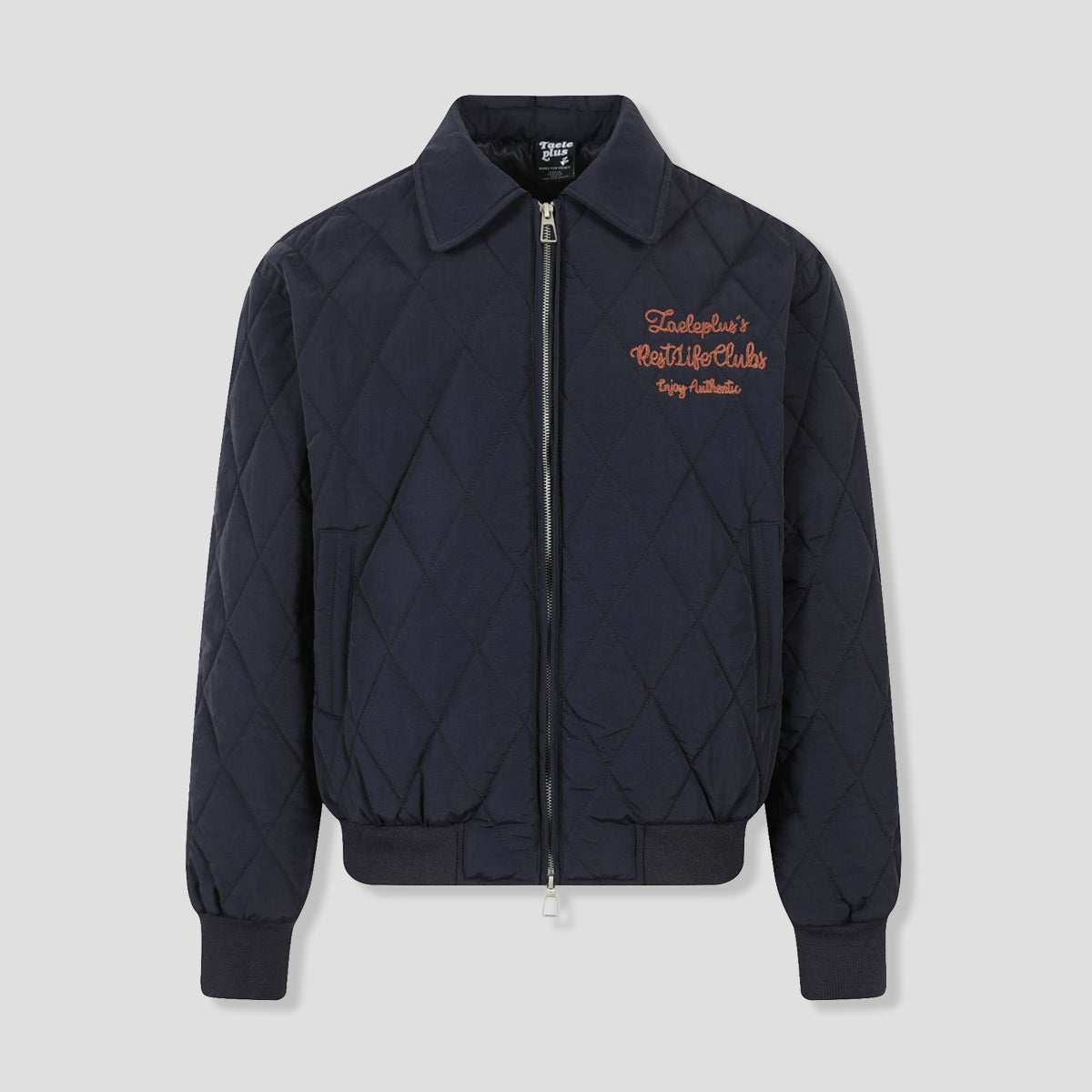 アメリカンロゴ キルトエンブロイダリー ジャケット