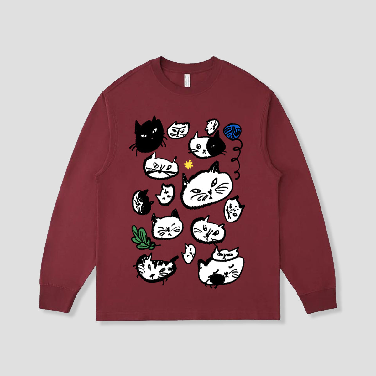 【予約】キャットフェイス コレクション ロンT