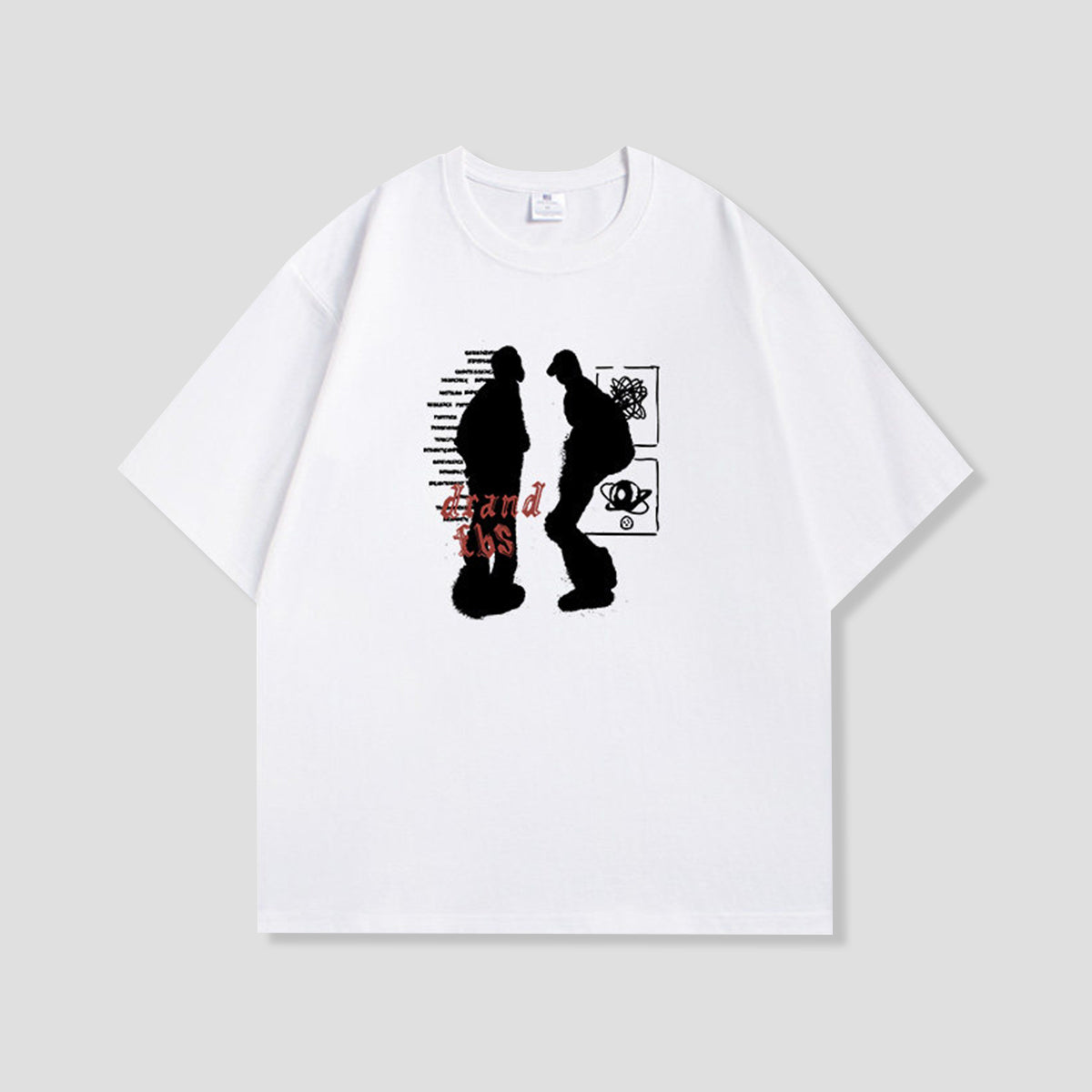 スタンドオフ シルエットグラフィックTシャツ