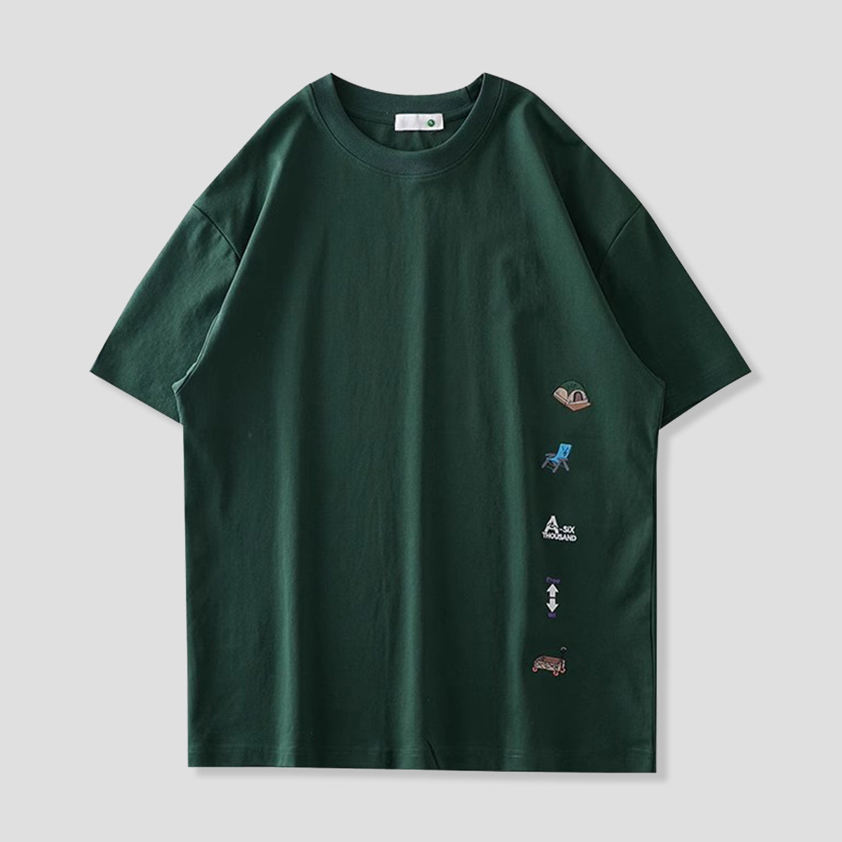 アウトドア刺繍Tシャツ