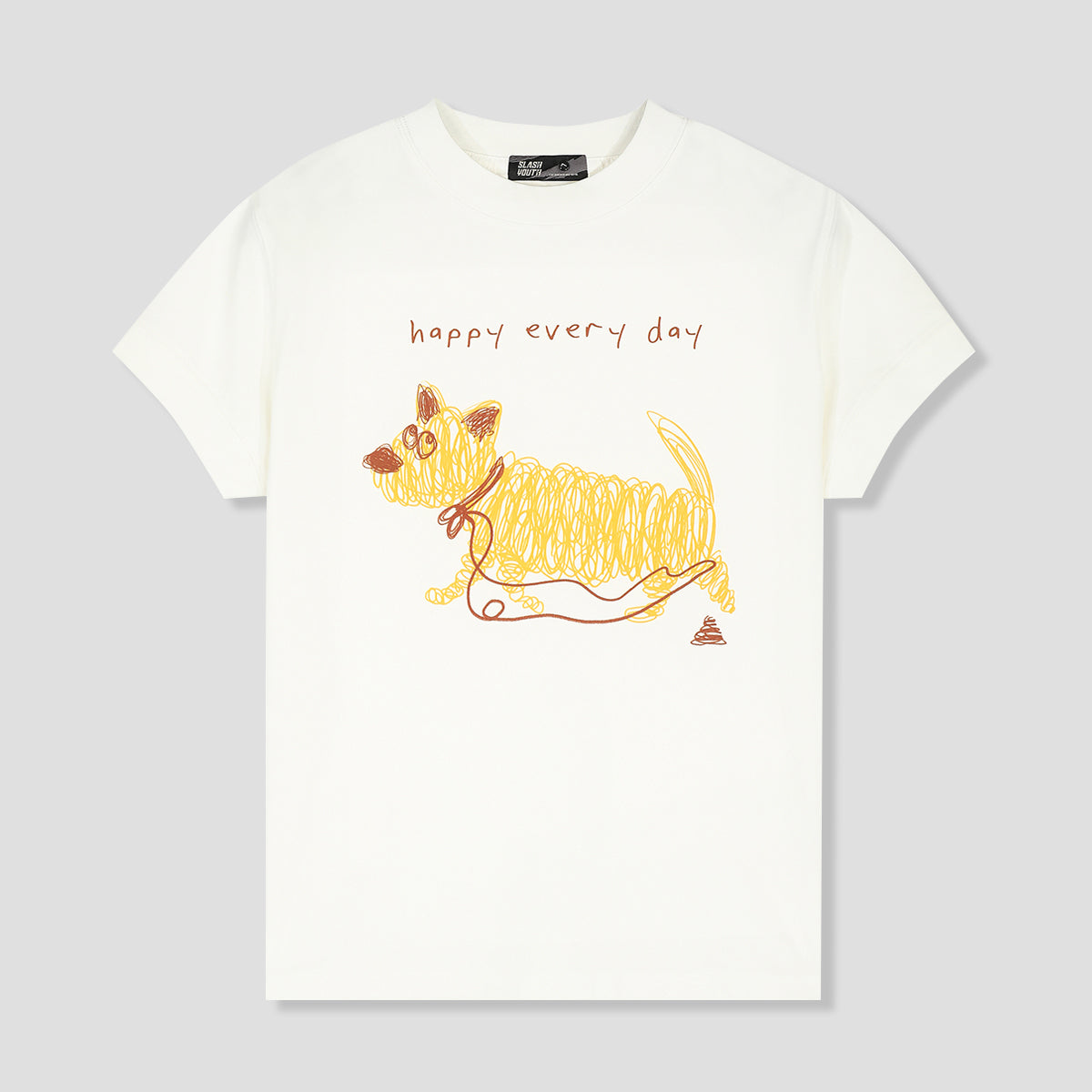 WOMEN｜ハッピーウォーク ドッグTシャツ