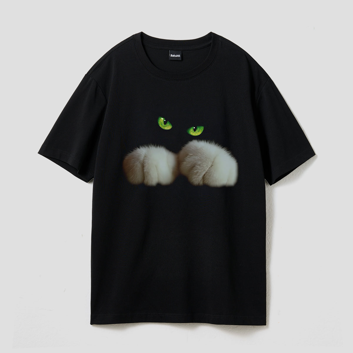 ミステリーキャット｜見てるニャン…Tシャツ