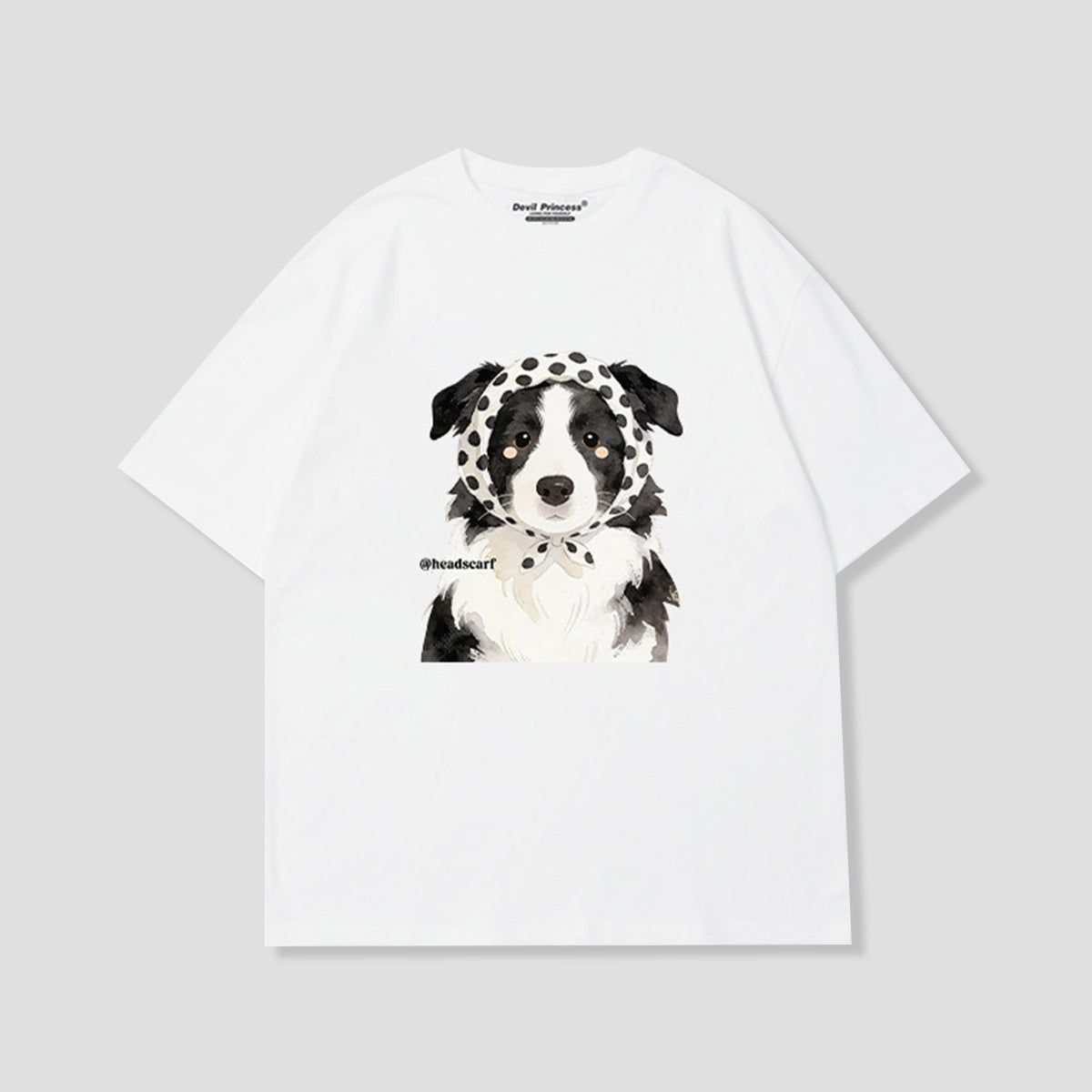 ドットスカーフボーダー グラフィックTシャツ
