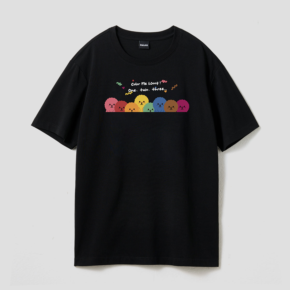 カラフルパピーズ｜Color Me Woof! Tシャツ