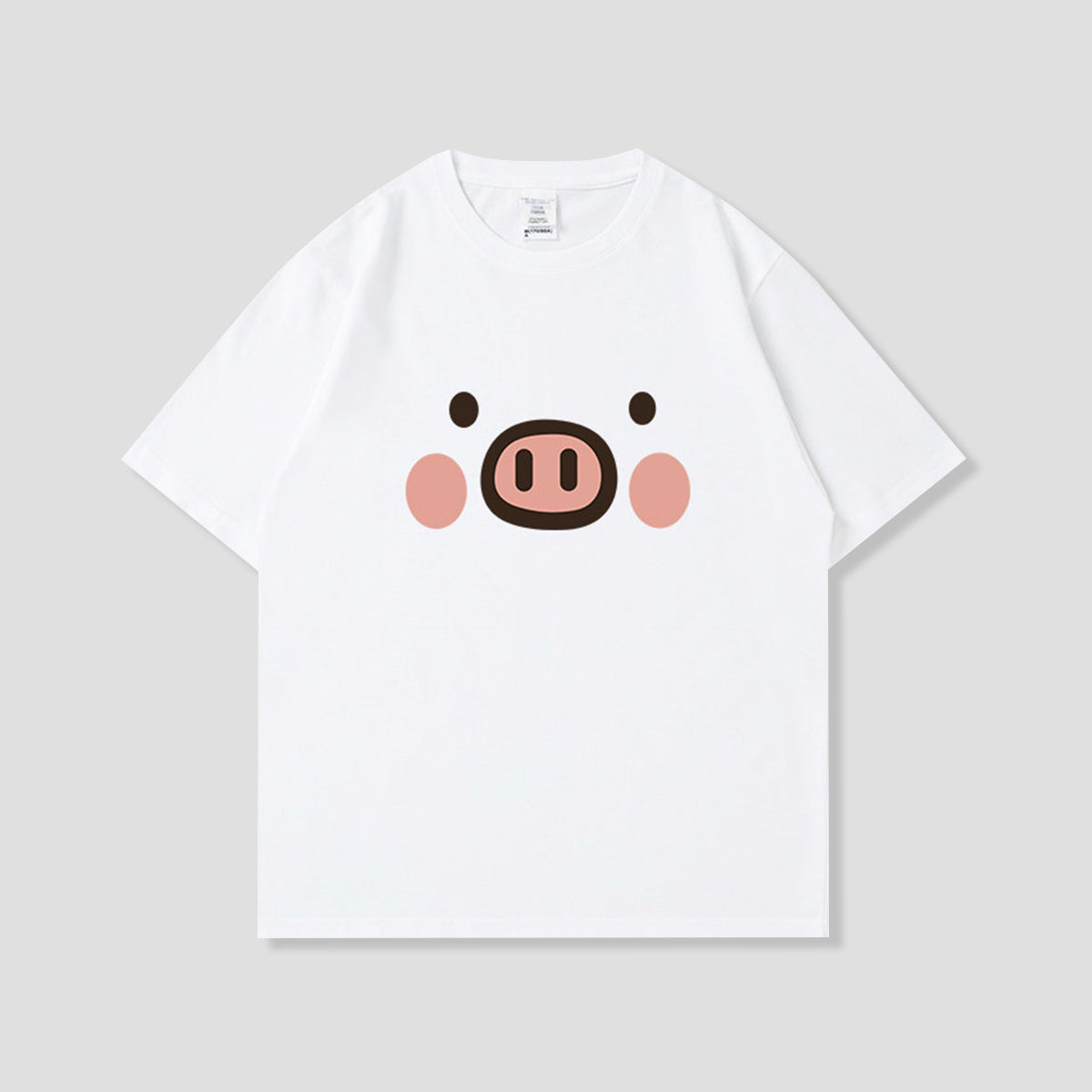 ピッグフェイス グラフィックTシャツ
