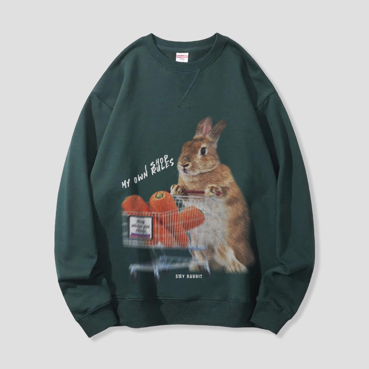 【予約】MY OWN RULES ショッピングラビット スウェット