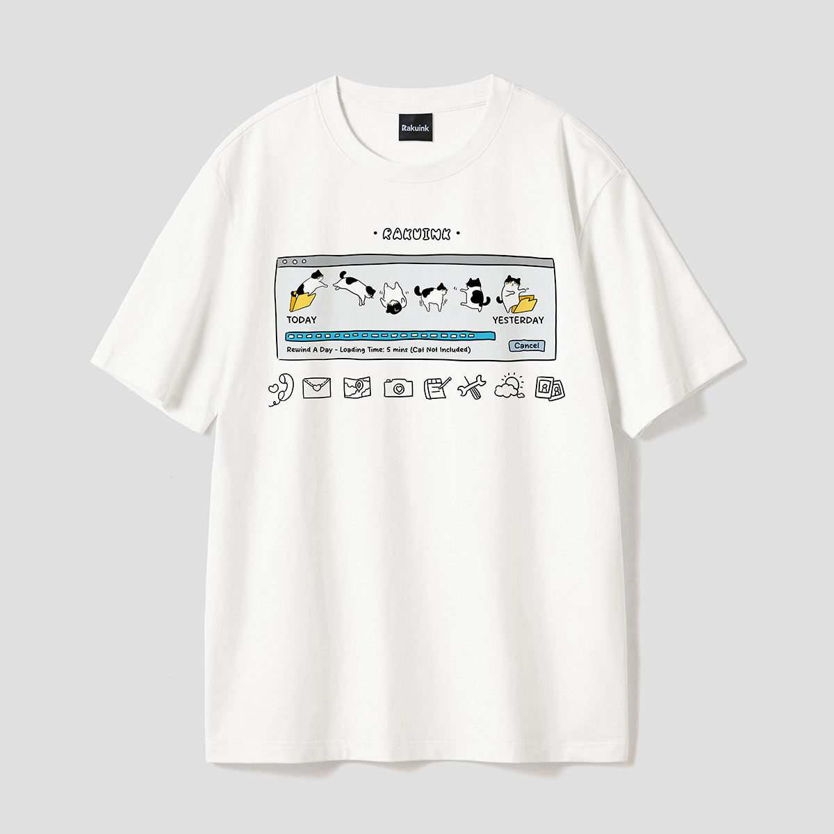 猫の日常｜猫の時間を巻き戻すTシャツ
