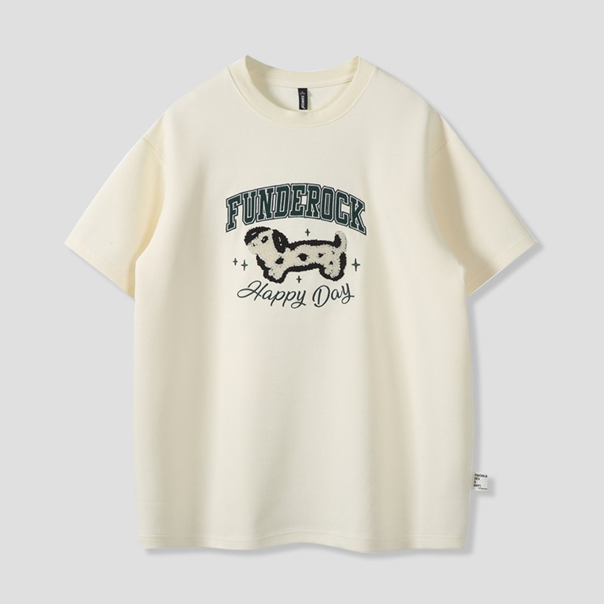 ハッピーわんこサガラ刺繍Tシャツ