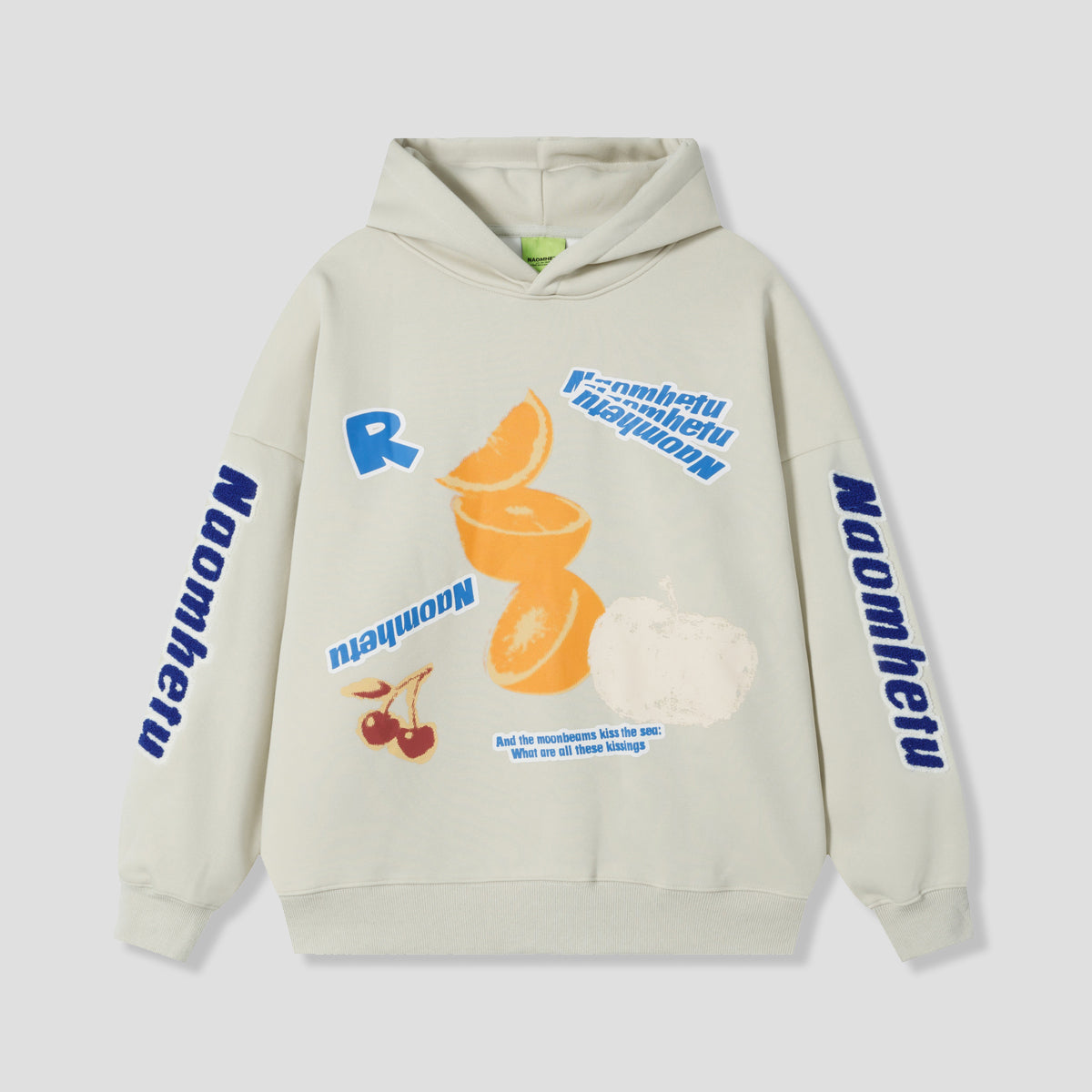 ムーンオレンジ コラージュ パーカー