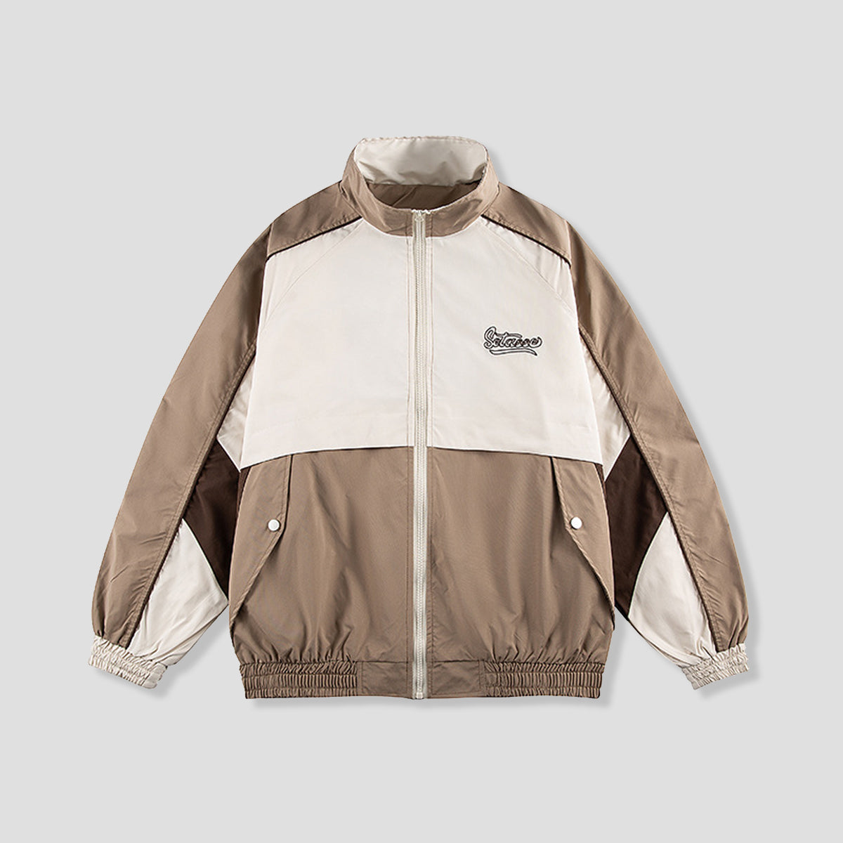 ブロックパネル トラックジャケット