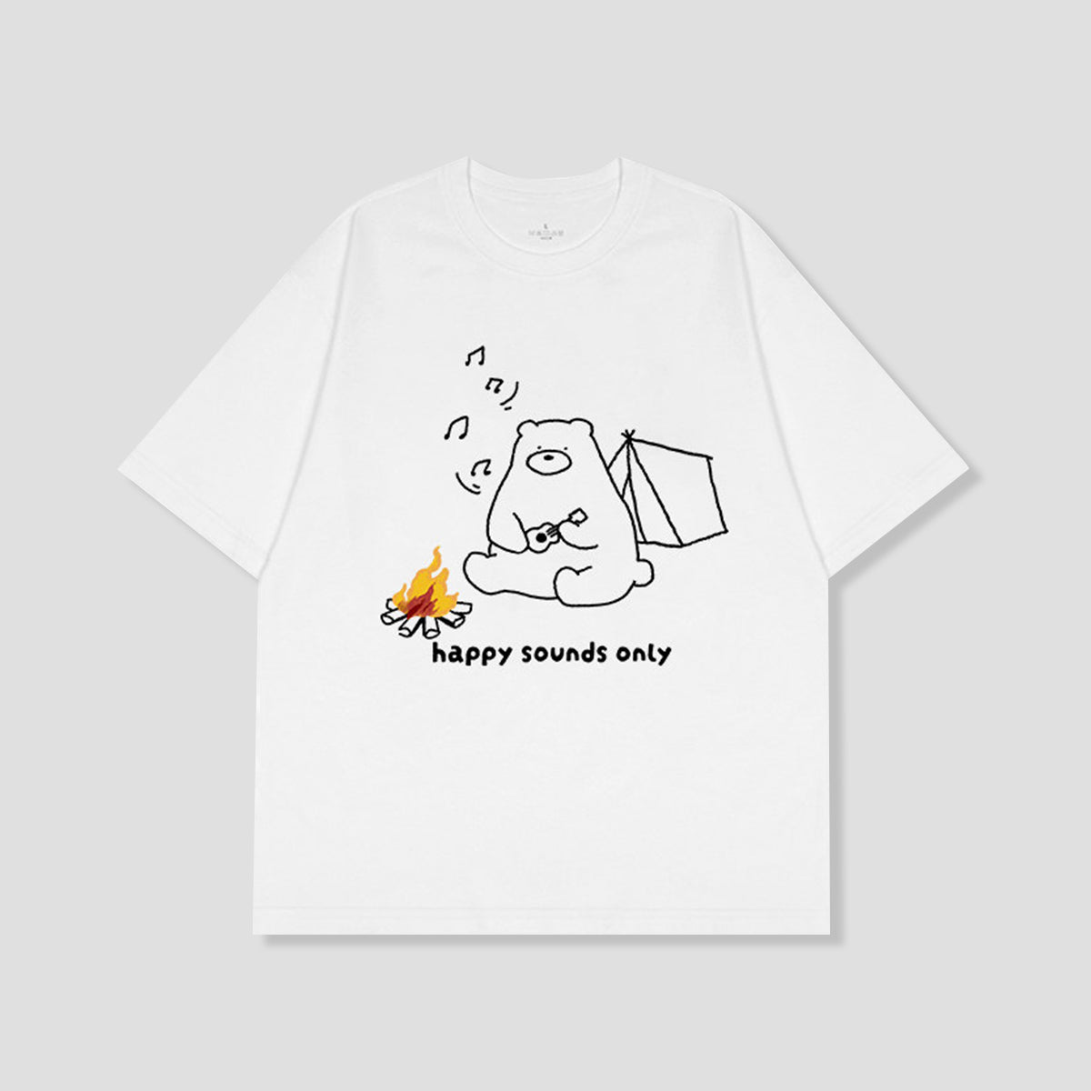 ハッピーサウンズベア グラフィックTシャツ