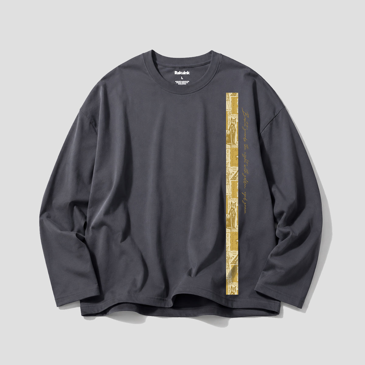 【予約】猫神殿 グラフィック ロングスリーブTシャツ
