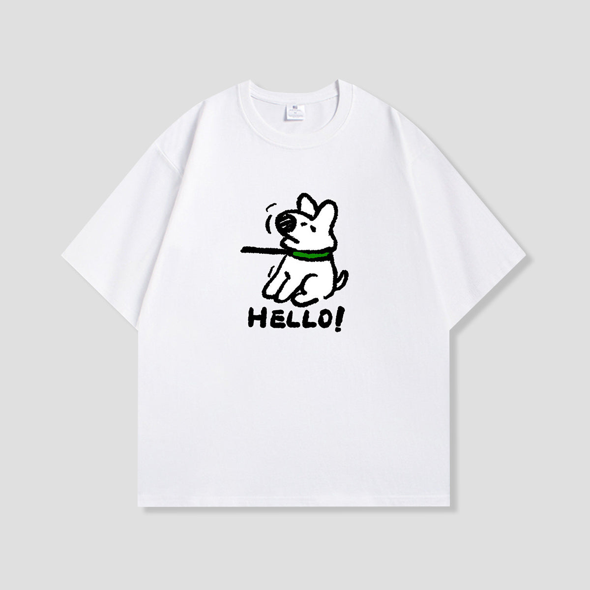 HELLO! わんこ グラフィックTシャツ