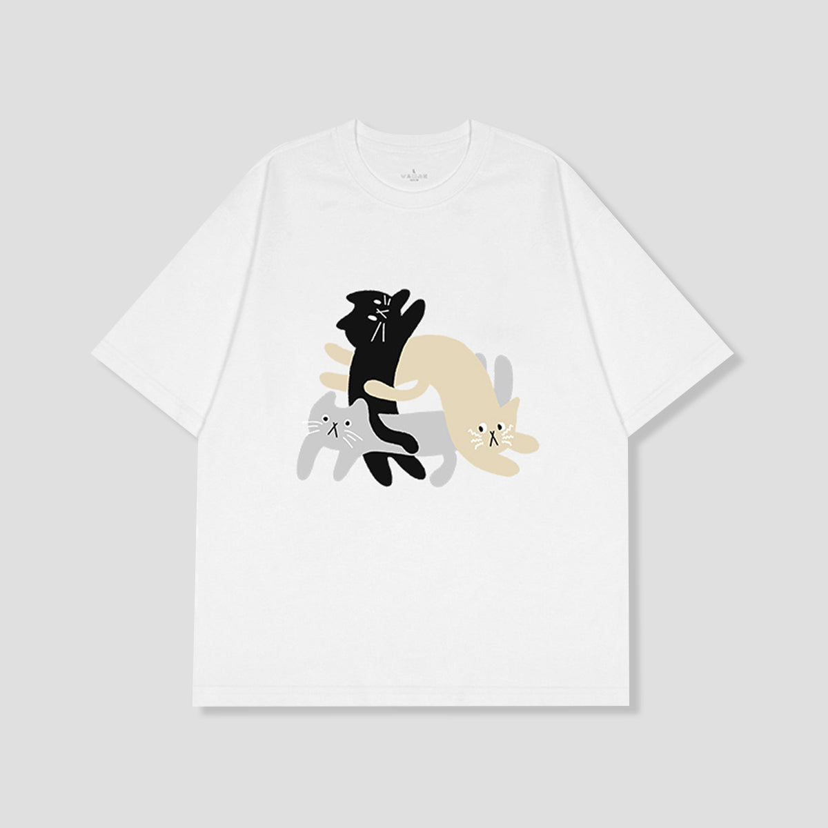 ごろごろ団子ねこ グラフィックTシャツ