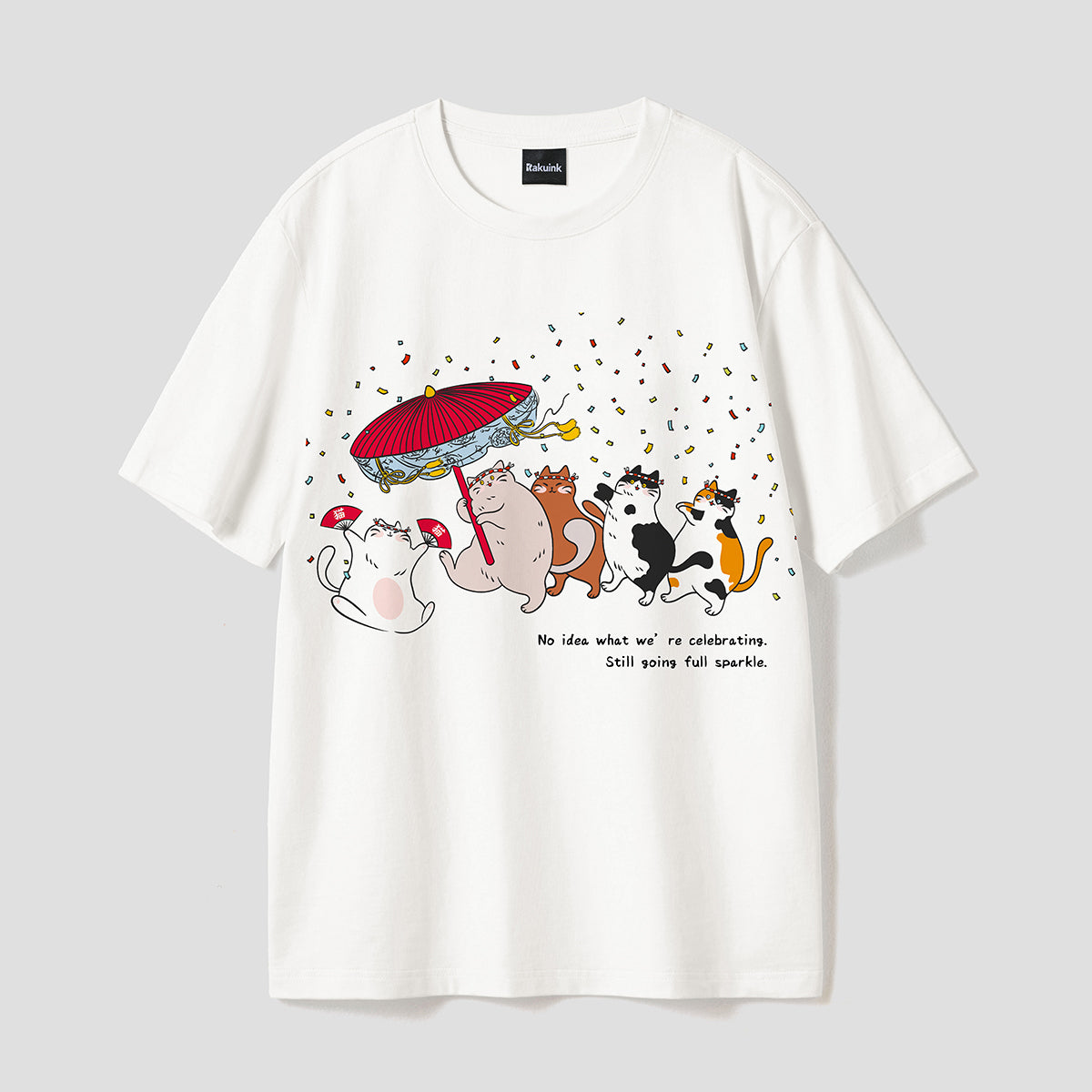和風猫物語｜祝祭キャットTシャツ