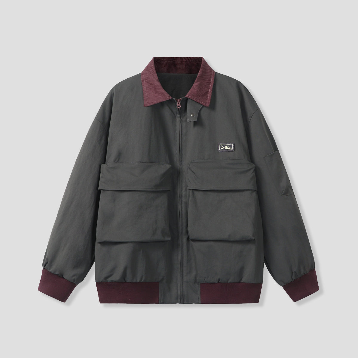 コーデュロイカラー マルチポケットジャケット