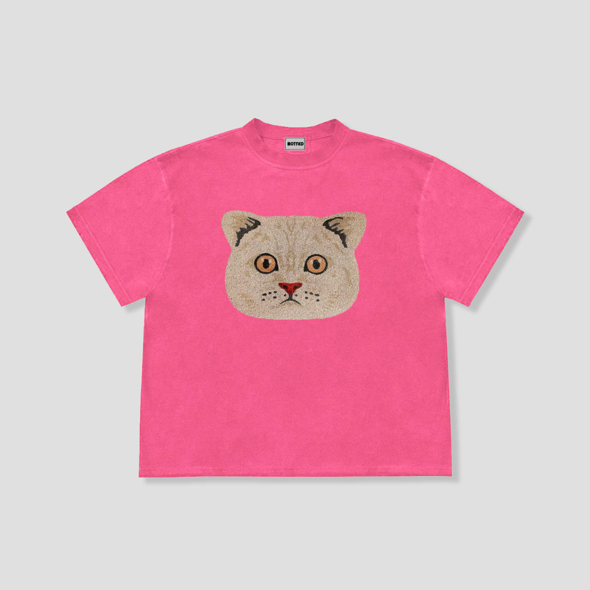 フェイスキャット グラフィックTシャツ