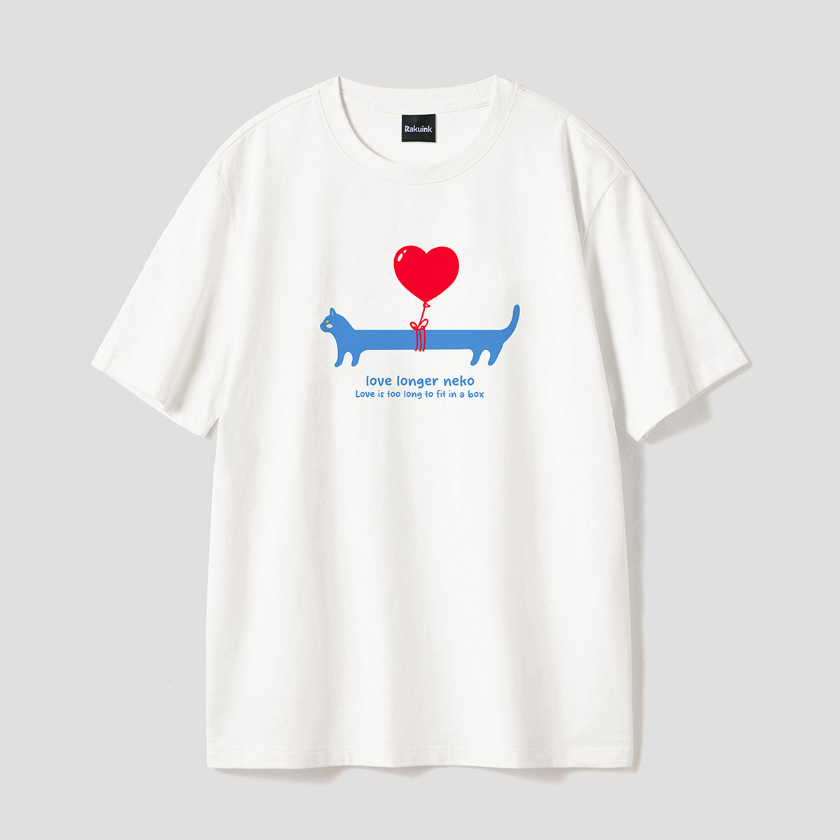 LOVE LONGER NEKO｜バルーンギフトキャットTシャツ
