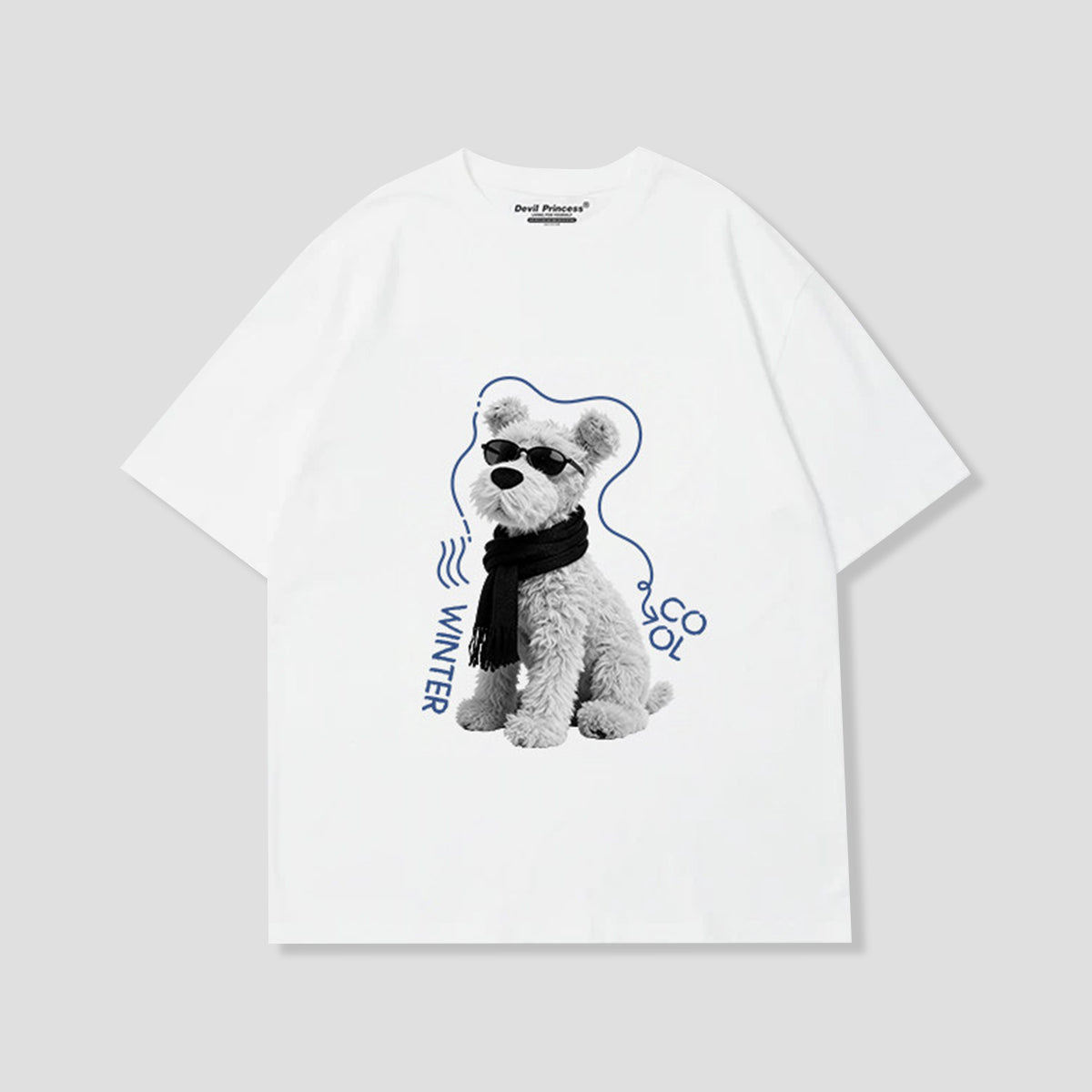 クールウィンタードッグ グラフィックTシャツ