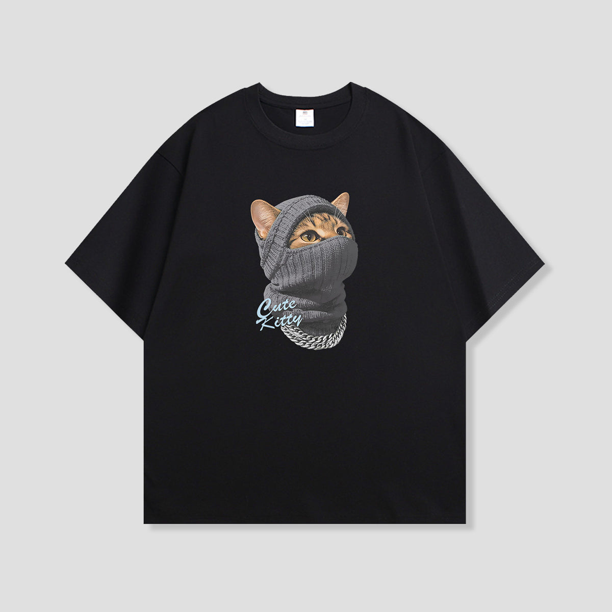 バラクラバキャット グラフィックTシャツ