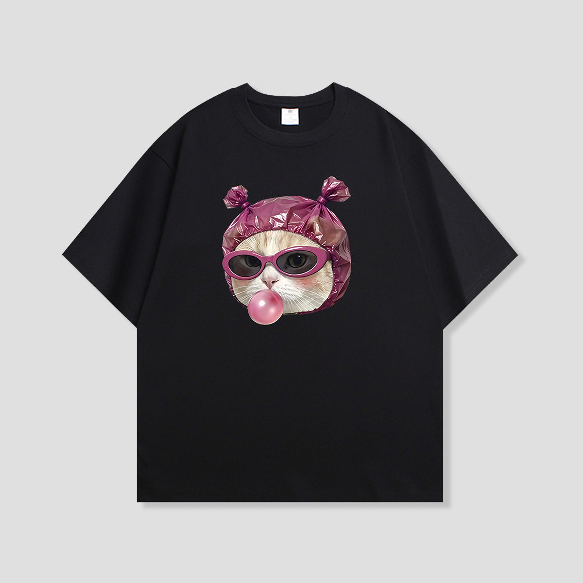 キャンディボンネットキャット グラフィックTシャツ