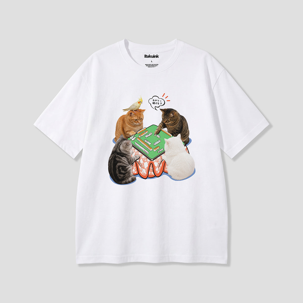【予約】MEOWJONG キャットグラフィックTシャツ
