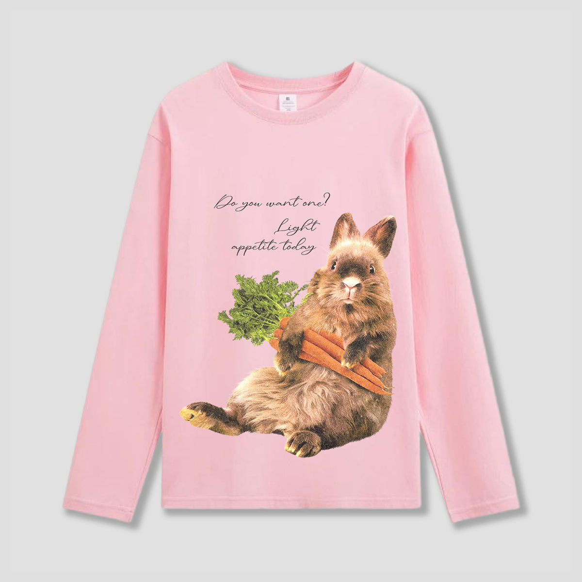 【予約】キャロット泥棒ラビット グラフィック ロングスリーブ
