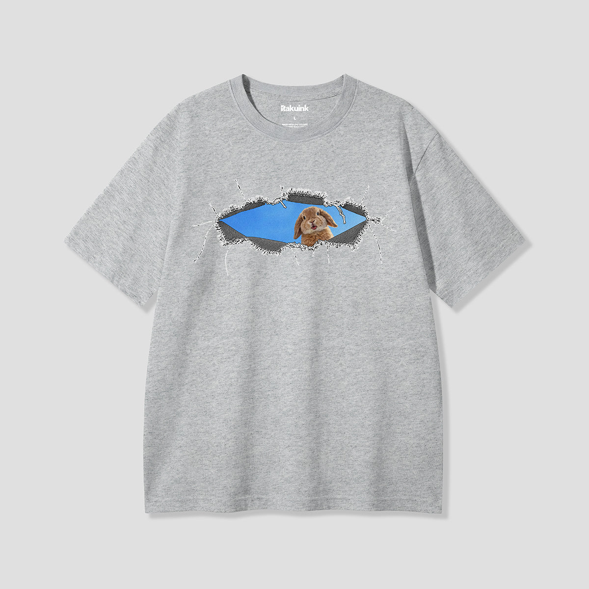 【予約】クラッシュホールラビット グラフィックTシャツ