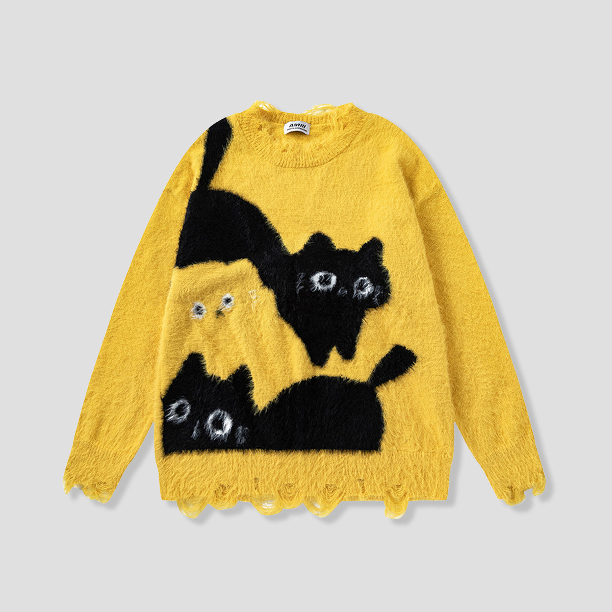 3匹のミケネコ セーター