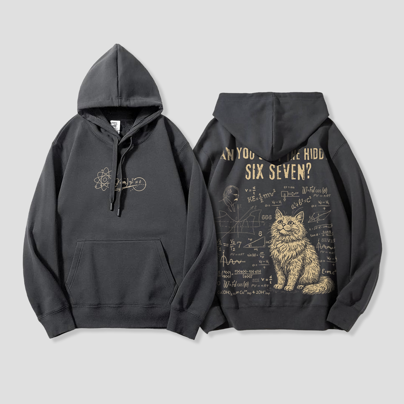 【予約】SIX SEVEN｜ネコ数式 パーカー