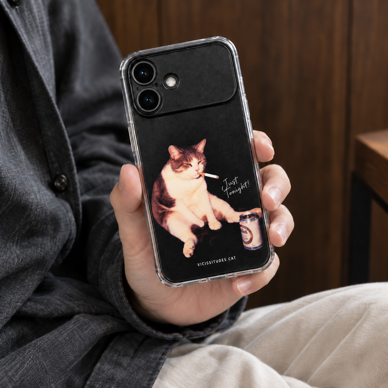 今夜だけ猫｜グラフィックiPhoneケース