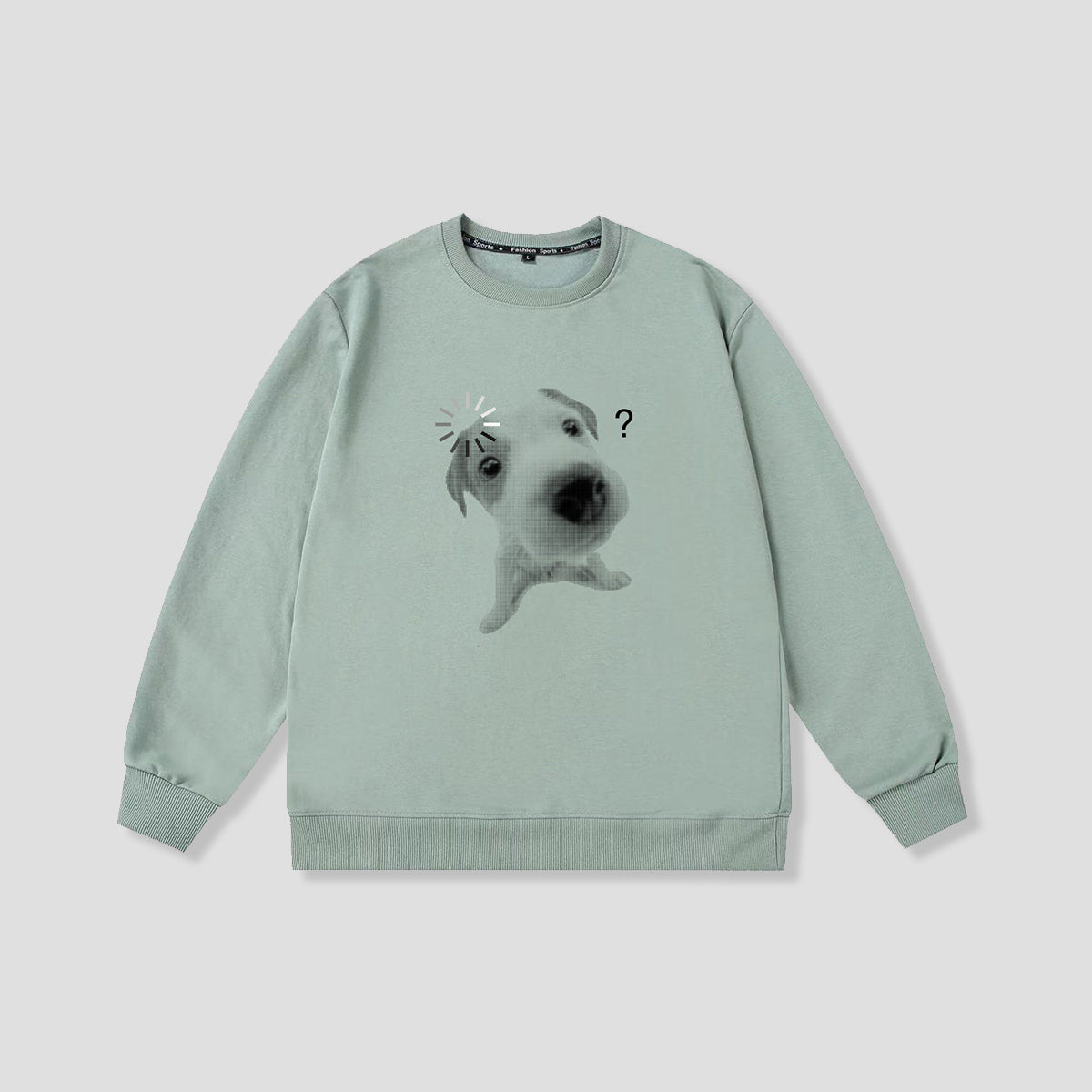 ハテナフェイス アニマルフォト スウェット