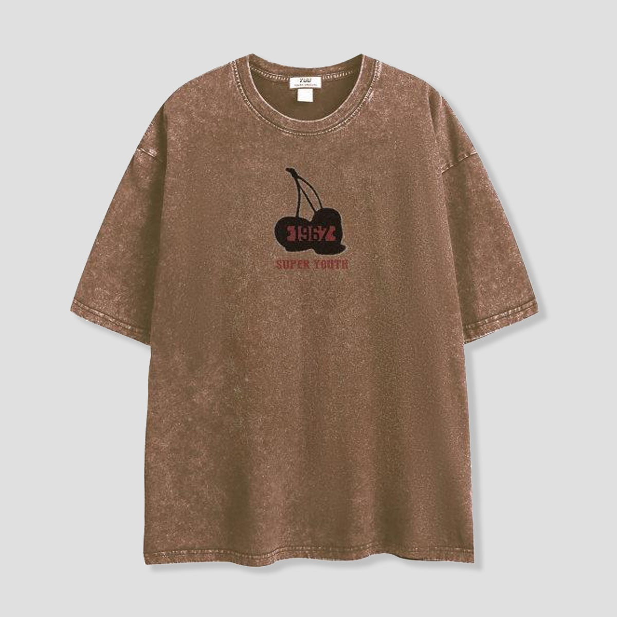 くたっとチェリーTシャツ｜ウォッシュド仕上げ