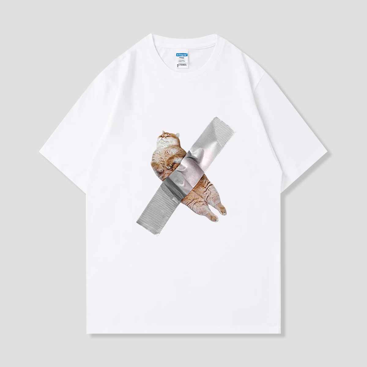 テープ猫Tシャツ