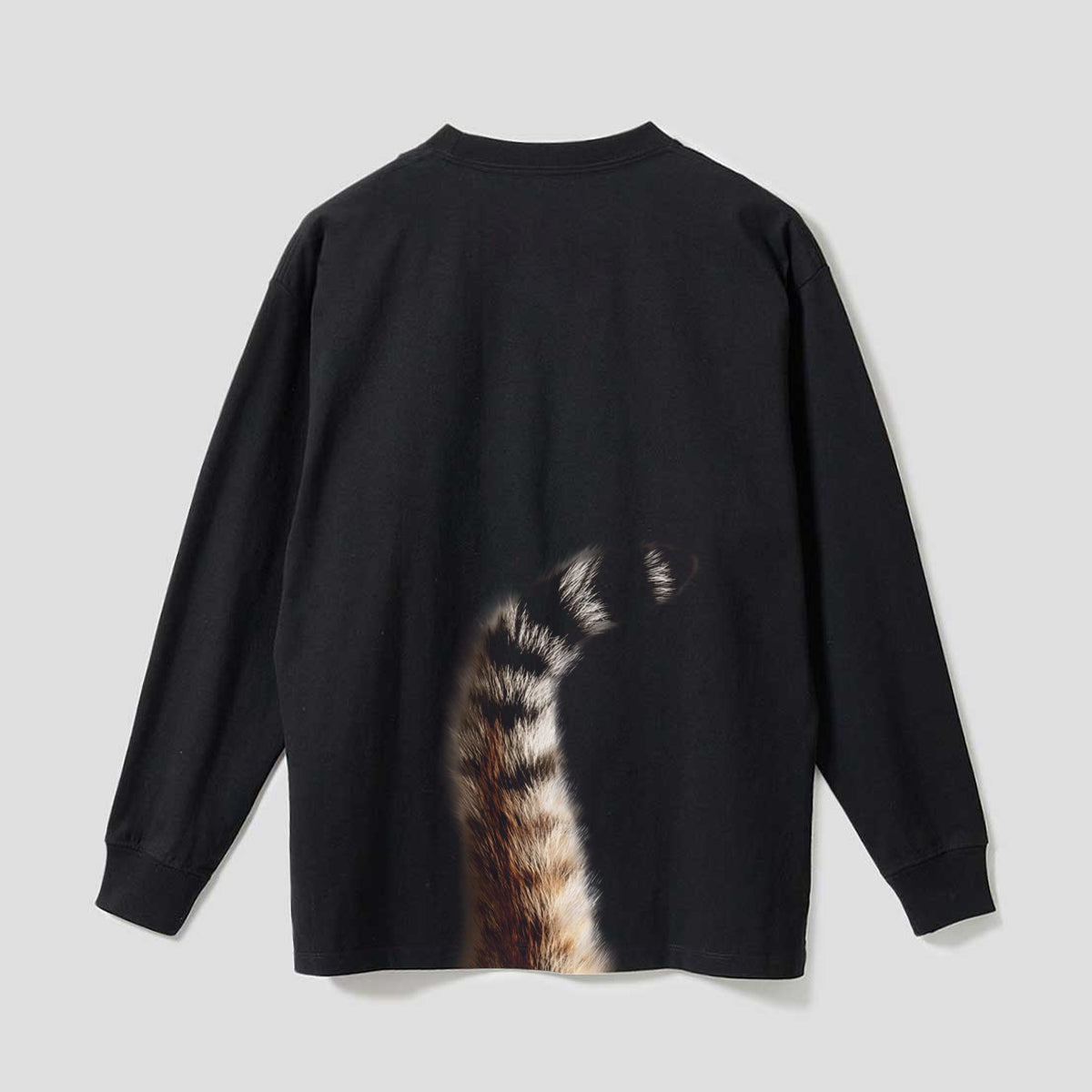 【予約】キャットテイル　バックプリント長袖Tシャツ