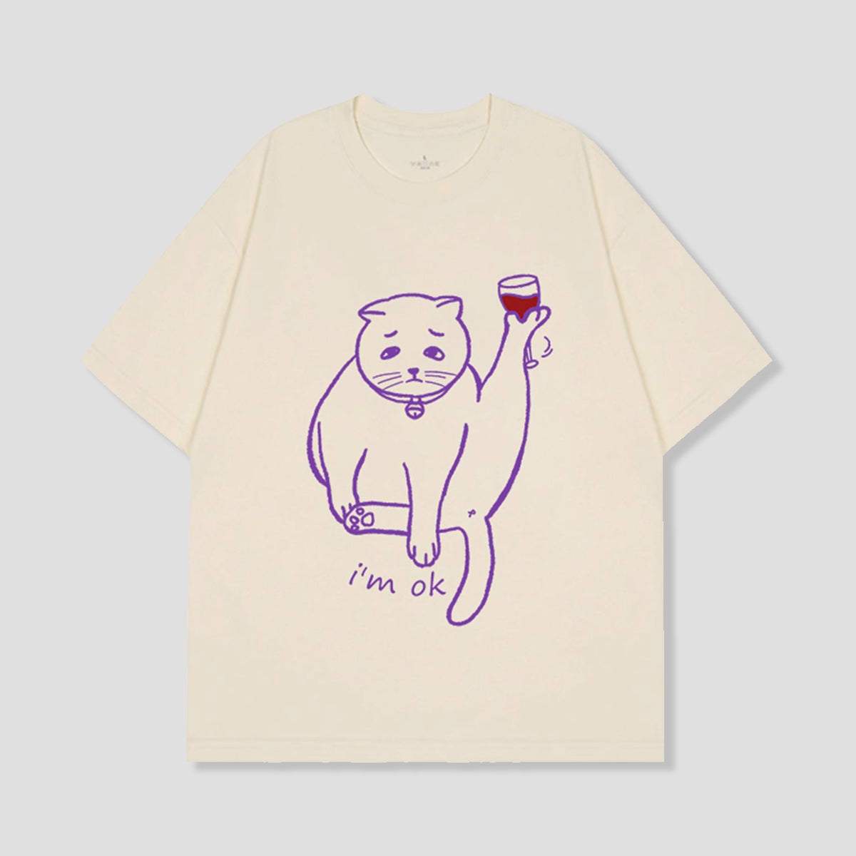 エモねこTシャツ
