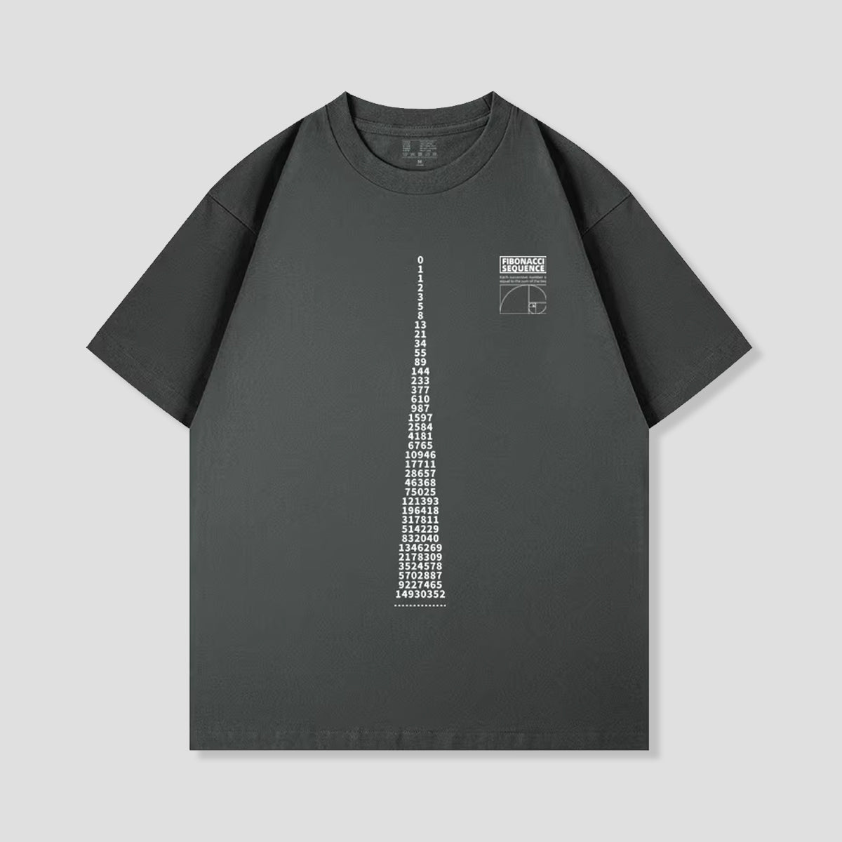 フィボナッチ数列Tシャツ