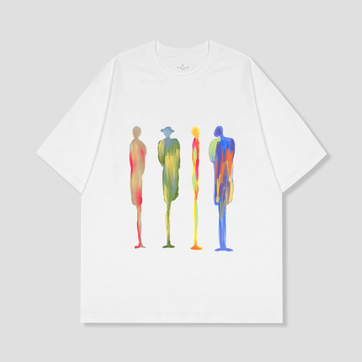 ブストラクトアートTシャツ