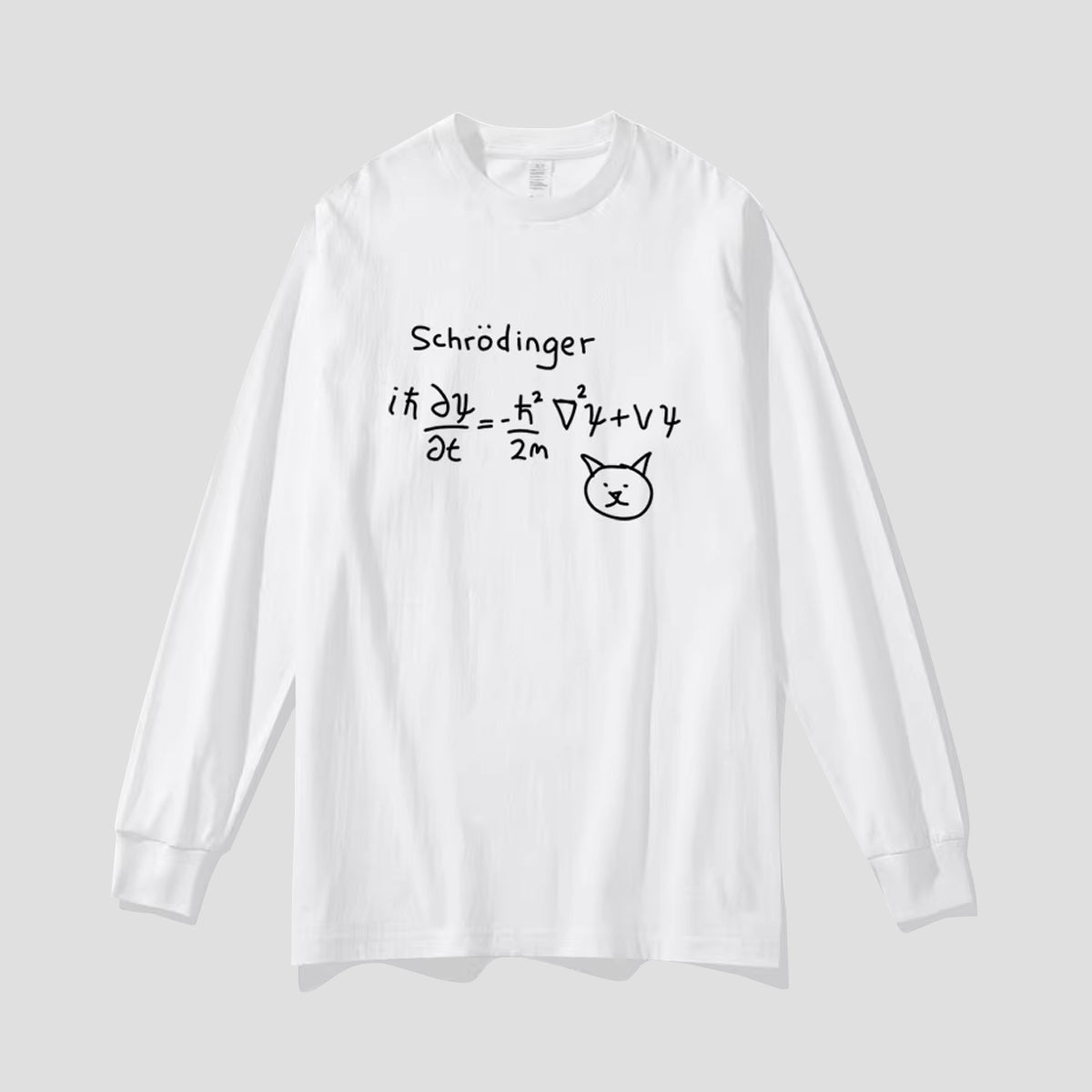 シュレーディンガーキャット ロングスリーブTシャツ