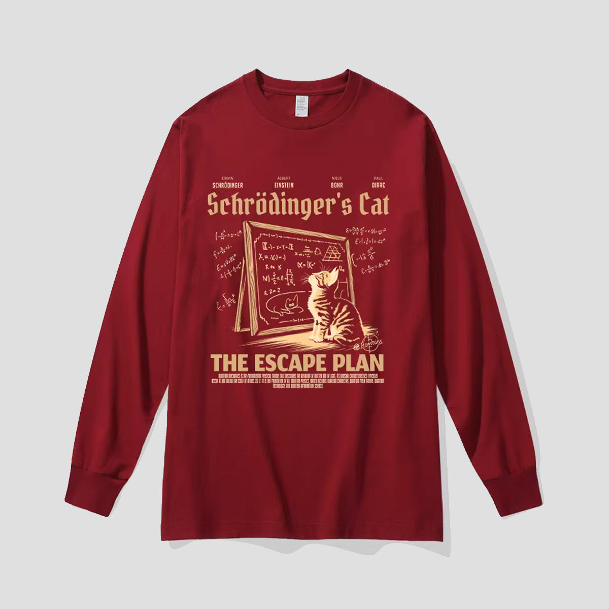 シュレディンガー・キャット ロングスリーブTシャツ