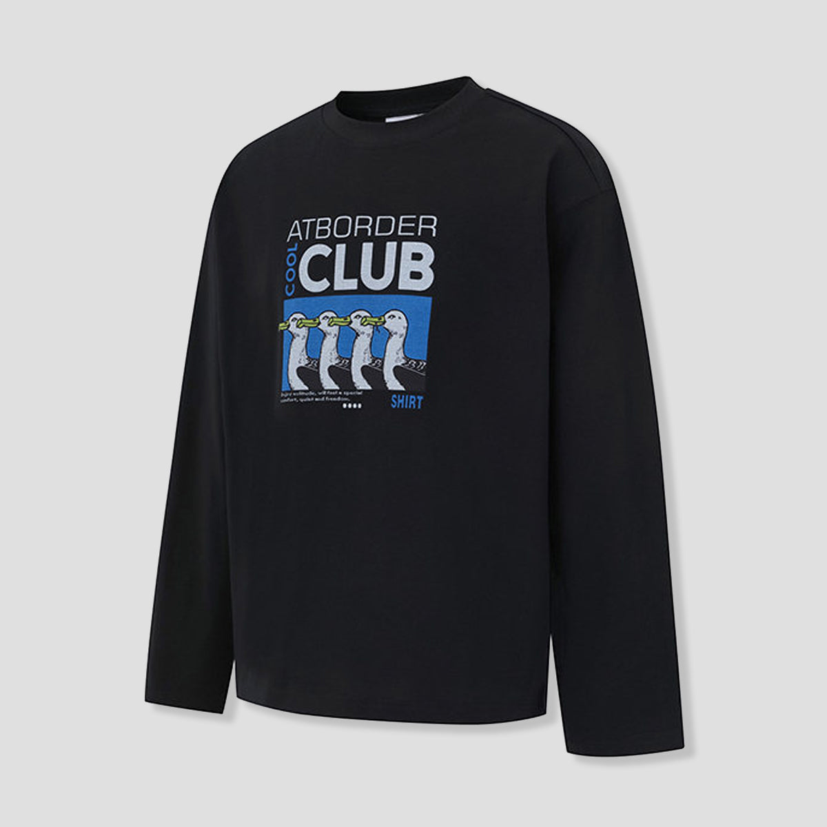 カモメデザイン ロングスリーブTシャツ