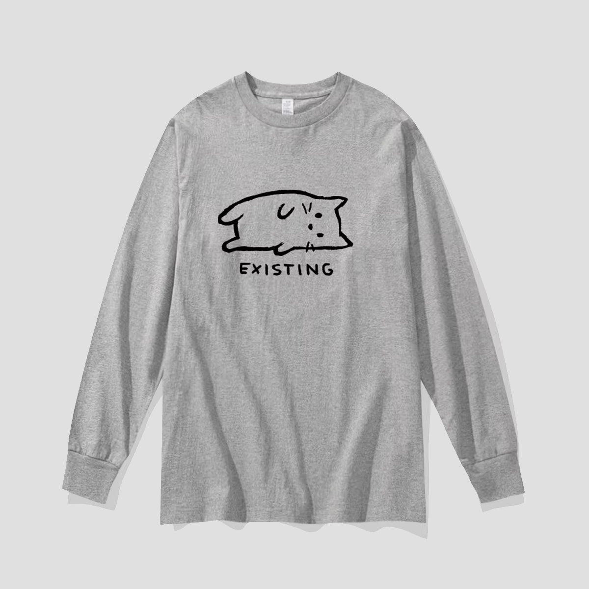 エグジスティング・キャット ロングスリーブTシャツ